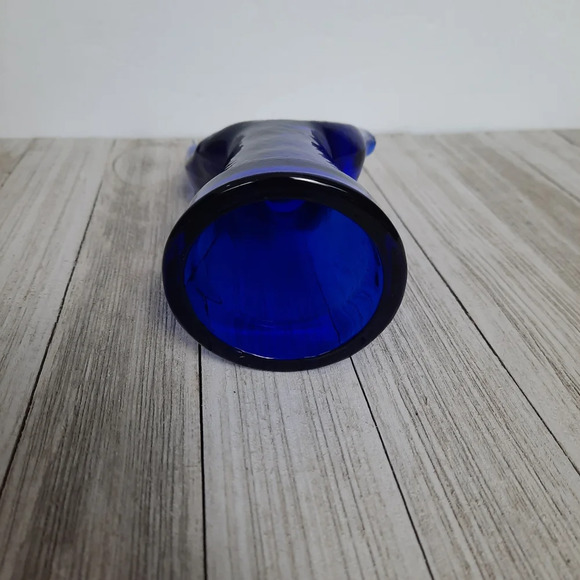 Cobalt Blue Hand Mannequin Glass Ring Holder Display - Picture 3 of 6